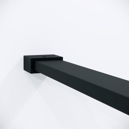 Душевая перегородка Niagara Nova NG-781-12BLACK 120х200 стекло матовое профиль черный