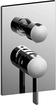 Смеситель для душа Paffoni Rock RO019CR/M встраиваемый в стену хром
