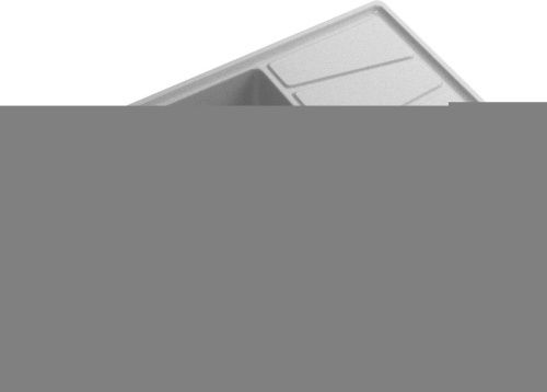 Кухонная мойка Granfest Vertex V-780L серый 80х50 цвет серый поверхность матовая - фото 2