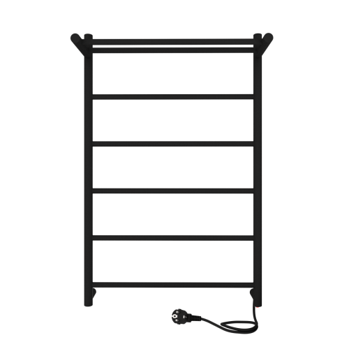 Полотенцесушитель электрический Indigo LINE с полкой LСLE80-50BRPR 55х80 черный - фото 3