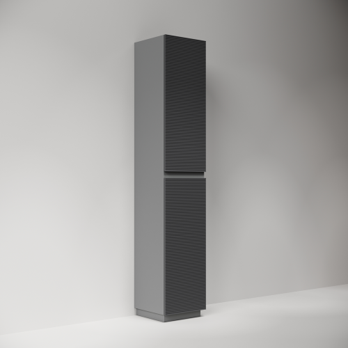 Шкаф-пенал Sancos FOLK Floor PFL35FGS 40х190 напольный цвет серый - фото 3