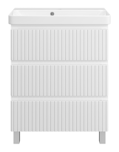 Тумба под раковину Brevita Victory VIC-07070-0103Я 70х40 напольная цвет белый - фото 2
