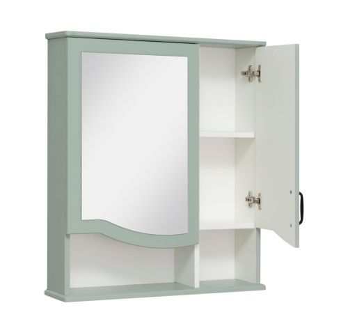 Зеркало-шкаф Runo Марсель 00-00001219 60х80 подвесной цвет зеленый - фото 2