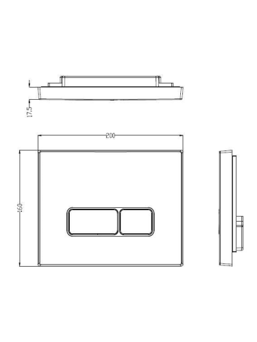 Клавиша смыва механическая WeltWasser WW INS 10000005951 цвет хром - фото 2