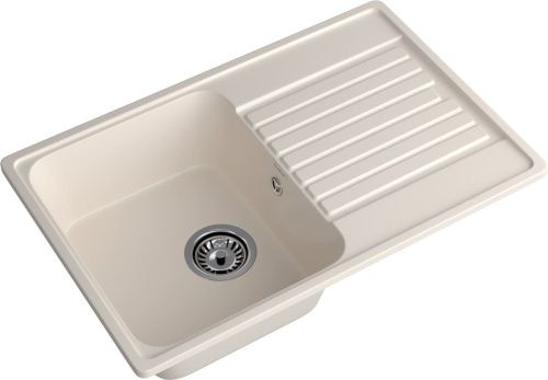 Кухонная мойка Granfest Quarz 78 белый 75х50 цвет белый поверхность матовая - фото 2