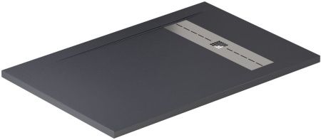 Душевой поддон из искусственного камня Allen Brau Infinity 8.21003-AM 120х90 черный без каркаса