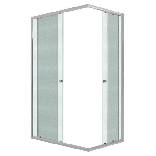 Душевой уголок Niagara Eco NG-1012-14QMT 115х80 стекло матовое профиль хром без поддона - фото 2