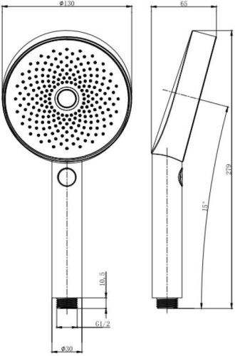 Душевая лейка Allen Brau Priority 5.31B20-00 цвет хром - фото 5