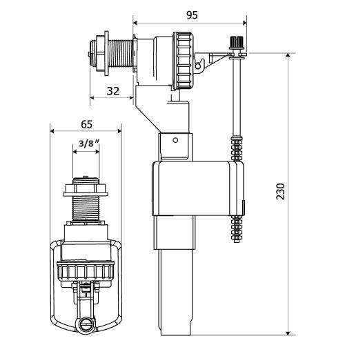 Клапан наполнительный KK POL 350/ZN2/109-00-T0 - фото 2