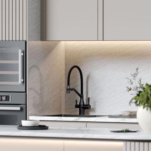 Смеситель для кухни Sancos Orta SC4008MB на мойку черный - фото 2