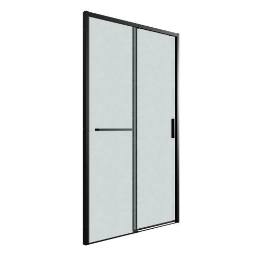 Душевая дверь Grossman Style 100.K33.05.130.21.02 130х195 стекло текстурное профиль черный - фото 2