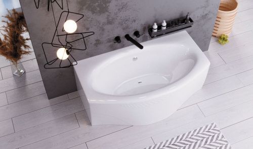 Ванна акриловая 1MarKa NEGA 01нег1795 170х95 пристенная прямоугольная без каркаса - фото 5