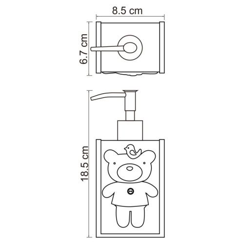 Дозатор для жидкого мыла WasserKRAFT 3499 - фото 5