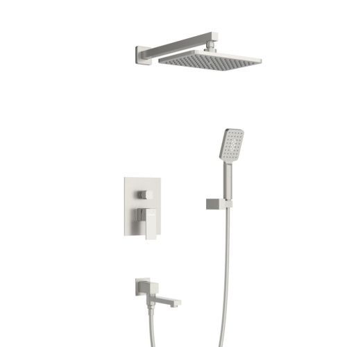 Душевая система Cezares SLIDER SLIDER-VDSET-IN встраиваемая в стену цвет серый - фото 2