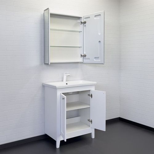 Тумба с раковиной Comforty Классик 00-00013804CF 70х50 напольная цвет белый - фото 5