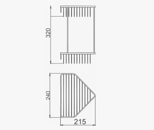 Полка в ванную комнату D-Lin D201305 - фото 2