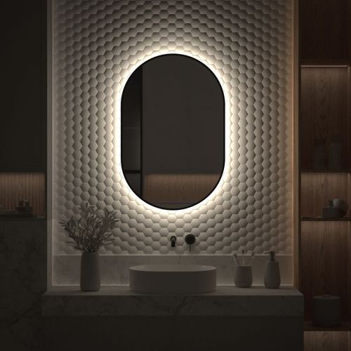 Зеркало с подсветкой Defesto AURA DF 2925 60х90 подвесное - фото 5