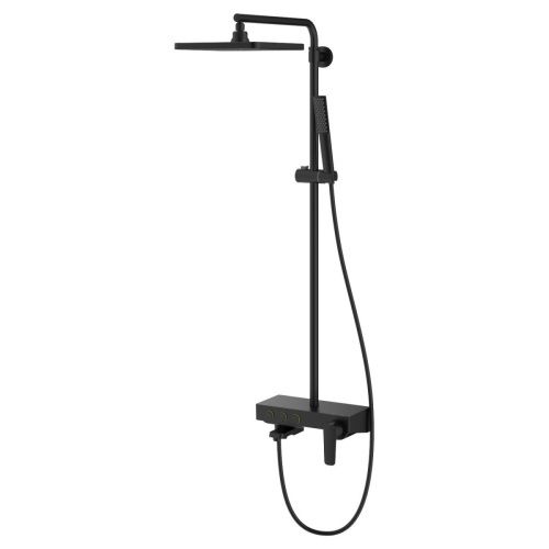 Душевая стойка Teska NIAGARA NG3580 настенная цвет черный с термостатом - фото 2