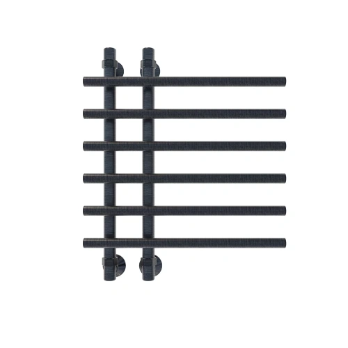 Полотенцесушитель водяной Veconi Tufo T601050GR 50х60 серый - фото 2