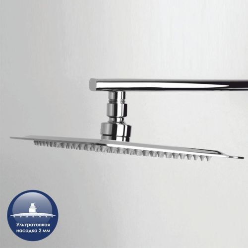 Душевая стойка Wasserkraft A042 настенная цвет хром - фото 5