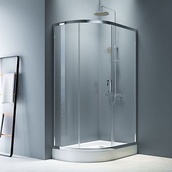 Душевой уголок Am.Pm Like W83UG-302U120MT 120х80 стекло прозрачное профиль хром без поддона