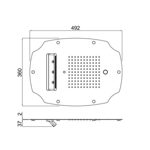 Верхний душ Carimali MyDream Colonial 23078XN-CRX хром - фото 2