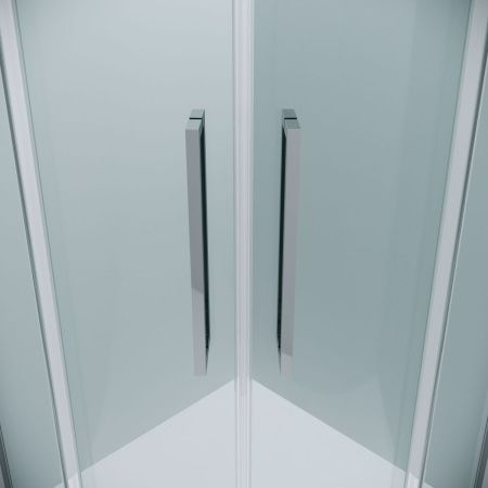 Душевой уголок Grossman Cosmo 301.K33.02.1010.10.00 100х100 стекло прозрачное профиль хром без поддона