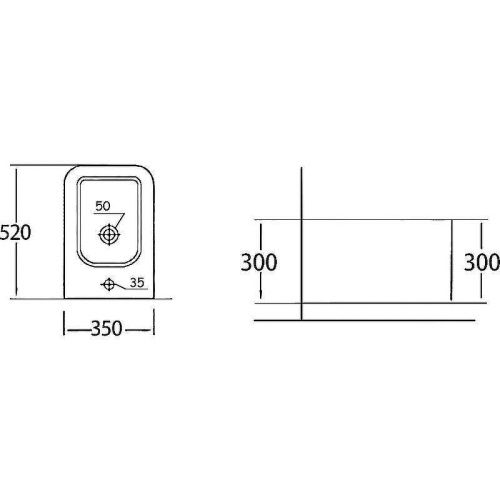Биде подвесное Boheme Mane 970-BDT-B цвет черный - фото 2