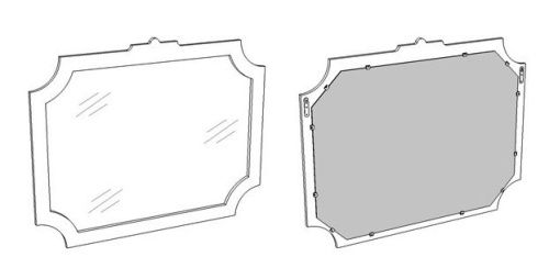 Зеркало Corozo Манойр SD-00000272 110х80 - фото 4