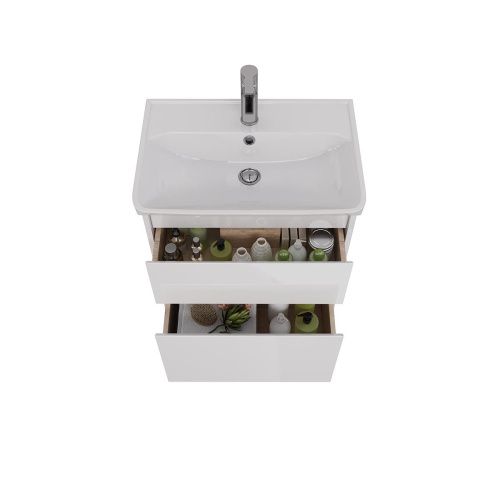 Тумба под раковину LeMark Combi LM03C60T 60х30 напольная цвет белый - фото 3