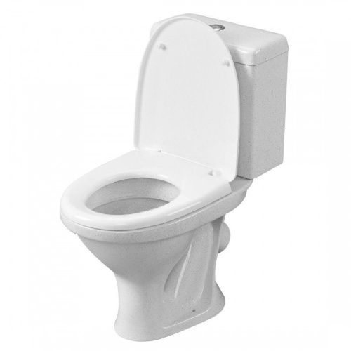 Унитаз-компакт напольный с бачком Santeri Форвард 1P2052S0100BF белый с сиденьем каскадный смыв - фото 2