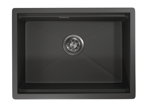 Кухонная мойка Granula Kitchen Space 6045U, ЧЕРНЫЙ МАТОВЫЙ 60х45 цвет черный поверхность матовая - фото 3