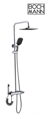 Душевая стойка BOCH MANN VETTORRE TS BM9650 настенная цвет хром с термостатом - фото 3