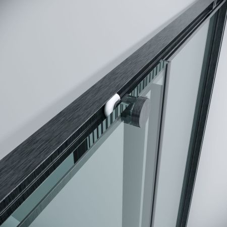 Душевая дверь Grossman Galaxy 1/2.K33.01.11.42.00 110х195 стекло прозрачное профиль графит