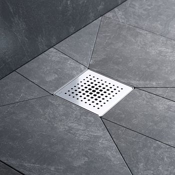 Душевой трап Am.Pm PrimeFlow W02BD-P11-010-01SB 10х10 хром