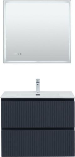 Тумба под раковину Aquanet Джейн (Flat) 00335429 80х50 подвесная цвет синий - фото 5