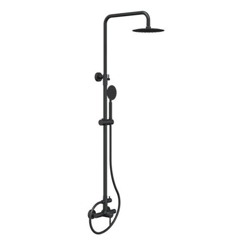 Душевая стойка Knotlor SS-06/2 настенная цвет черный - фото 2