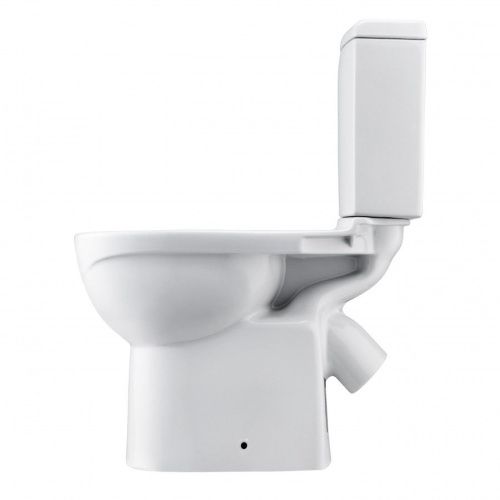 Унитаз-компакт напольный с бачком Santek Юнион 1WH302420 белый с сиденьем микролифт каскадный смыв - фото 5