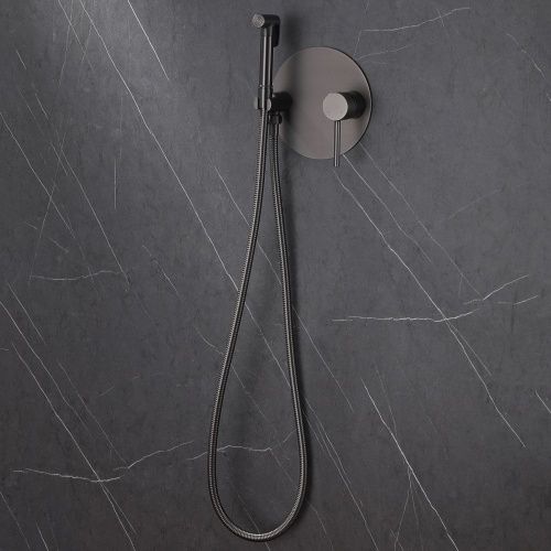 Гигиенический душ со смесителем Abber Emotion AF8826NG никель - фото 3