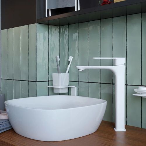 Смеситель IDDIS Slide SLIWT01i01 на столешницу белый - фото 4