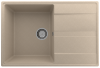 Кухонная мойка Ulgran Quartz Prima 750-03 75х50 цвет бежевый поверхность матовая