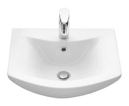 Раковина мебельная керамическая Santek Балтика 50 1.WH50.1.701 50х40 накладная цвет белый 1 отверстие под смеситель - фото 2