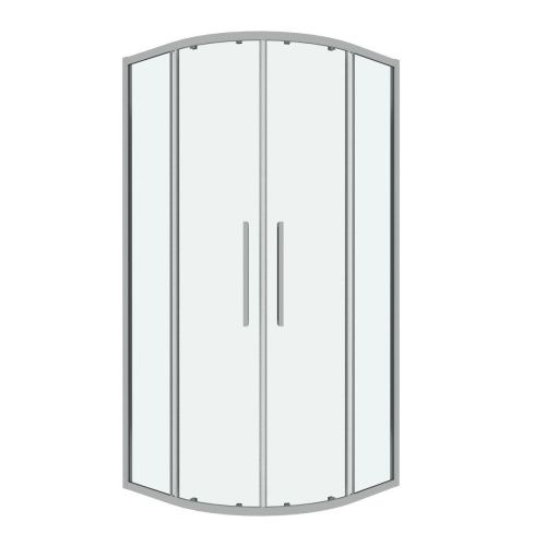 Душевой уголок Grossman Cosmo 301.K33.02.1010.10.00 100х100 стекло прозрачное профиль хром без поддона