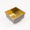 Кухонная мойка Grandex Aqua 5011351 45х45 цвет золото поверхность матовая
