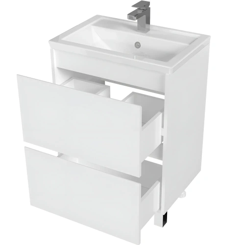 Тумба с раковиной 1MarKa Aris Ц0000033275 70х50 напольная цвет белый - фото 2