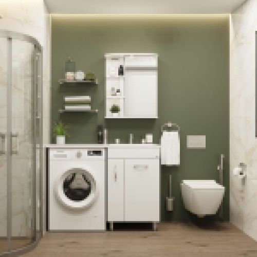 Зеркало-шкаф Onika Карина 205513 60х70 подвесной цвет белый - фото 4