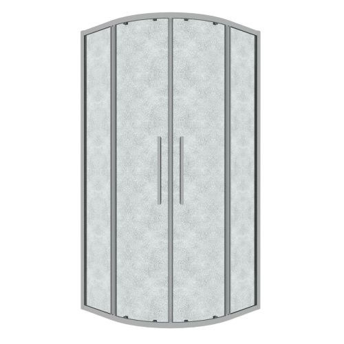 Душевой уголок Grossman Cosmo 301.K33.02.8080.10.02 80х80 стекло текстурное профиль хром без поддона