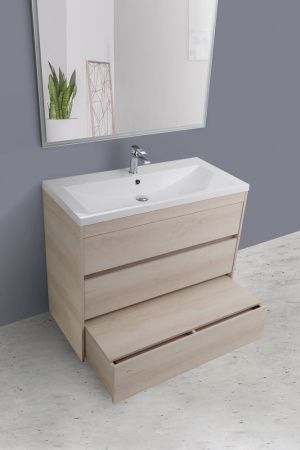 Тумба под раковину Art&Max FAMILY Family-900-3C-PIA-PB 90х50 напольная цвет бежевый