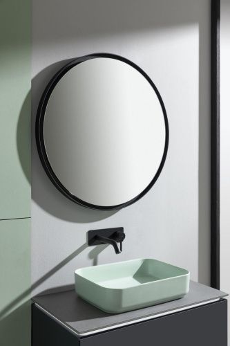 Зеркало с подсветкой Allen Brau Infinity 1.21017.BL 80х80 подвесное - фото 4