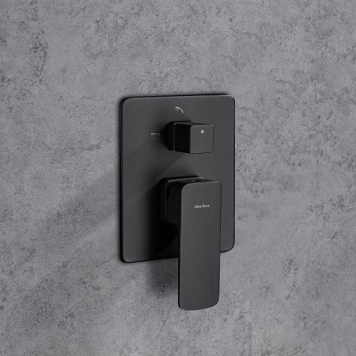 Смеситель для ванны с душем Allen Brau Infinity 5.21014-31 встраиваемый в стену черный - фото 4